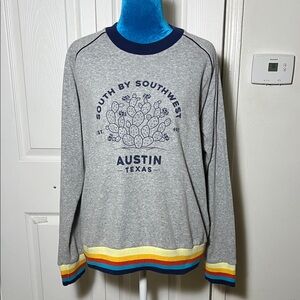 Camp Collection South by Southwest Crew Sweatshirt Women’s Small